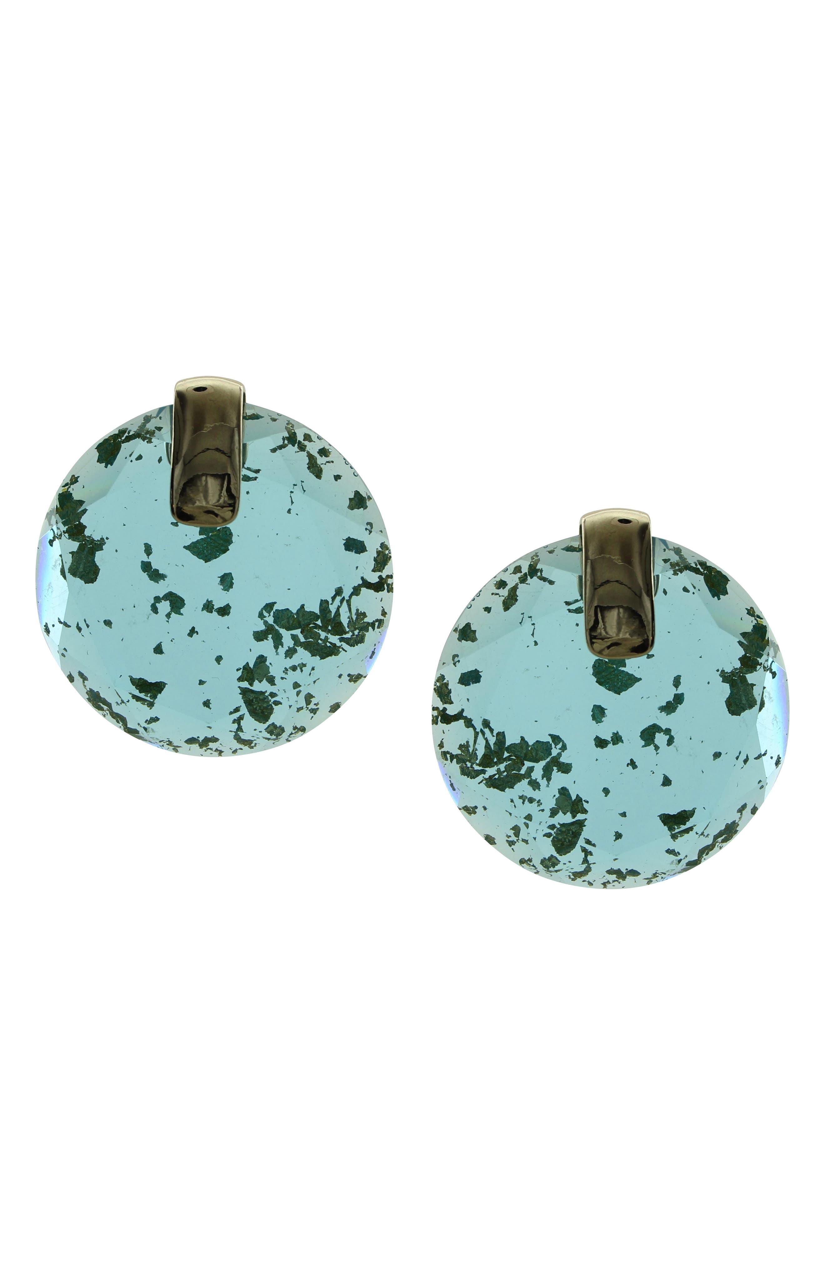 OLIVIA WELLES Didi Cut Ice Stud Earrings