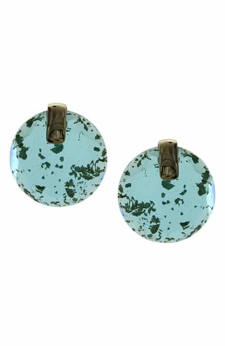OLIVIA WELLES Didi Cut Ice Stud Earrings