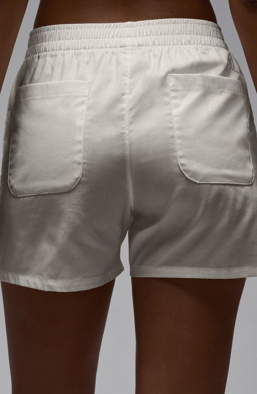 JORDAN JORDAN ROSE EMBROIDERED COTTON SHORTS