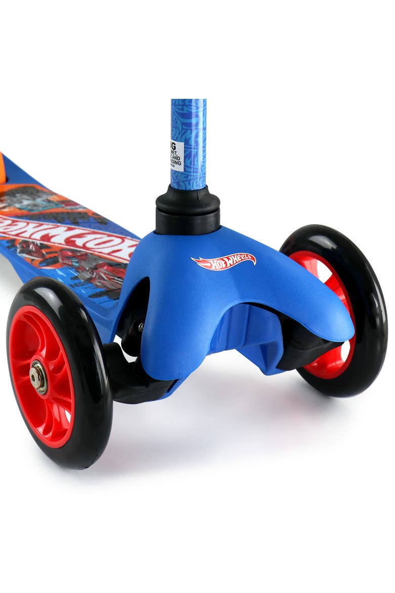 Tilt and Turn 3 Wheel Scooter, Alternate, color, Red