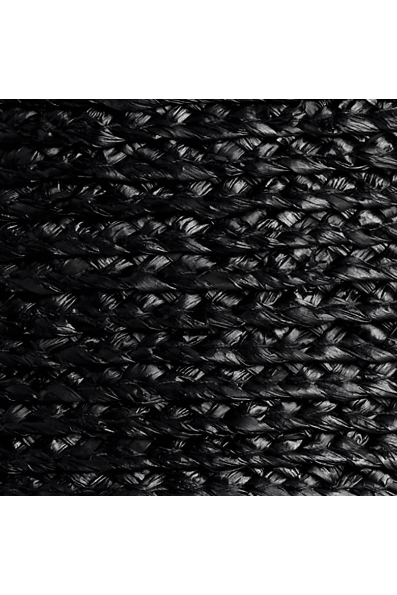 Wide-brim Raffia Hat, Alternate, color, BLACK
