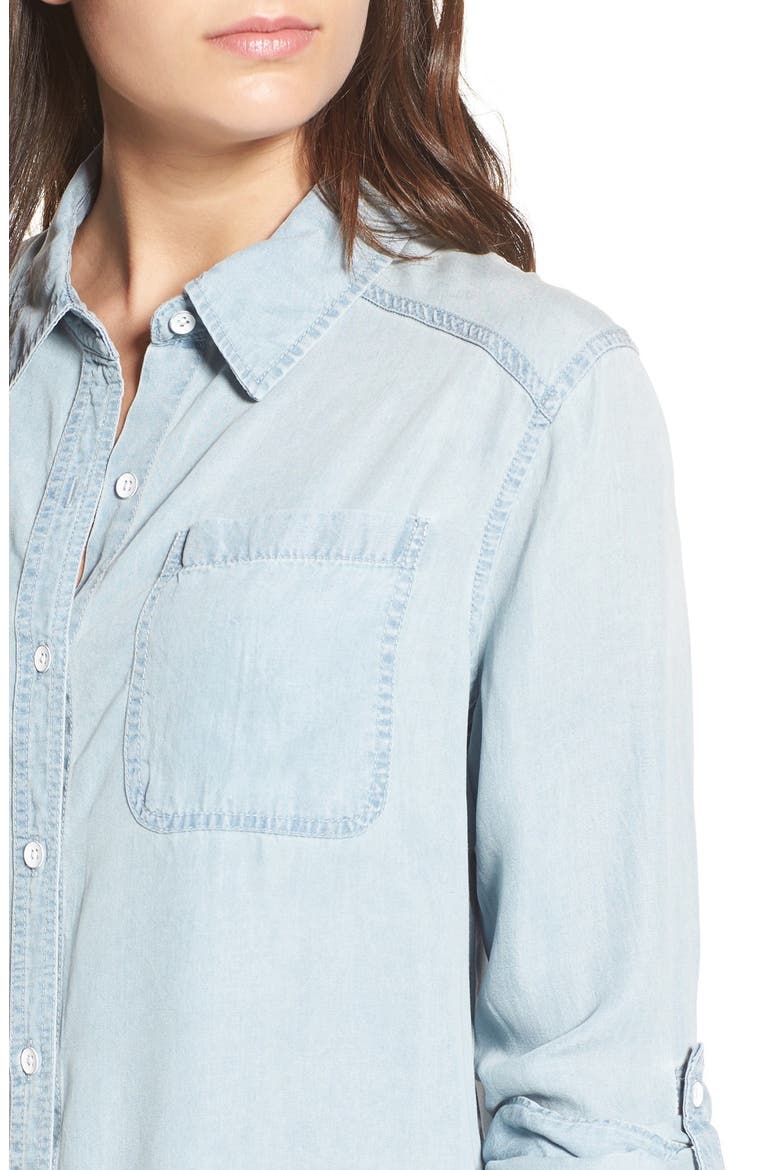 'Got the Blues' Chambray Shirtdress, Alternate, color, CHAMBRAY