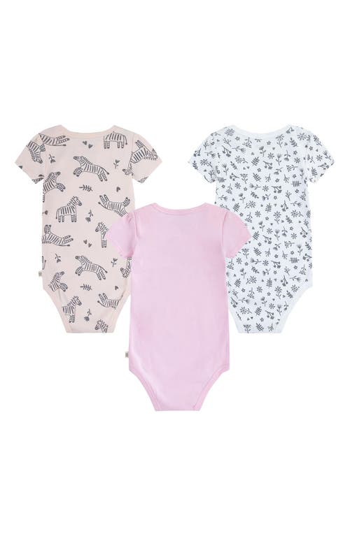HUGGIES HUGGIES ASSORTED 3-PACK ORGANIC COTTON BODYSUITS
