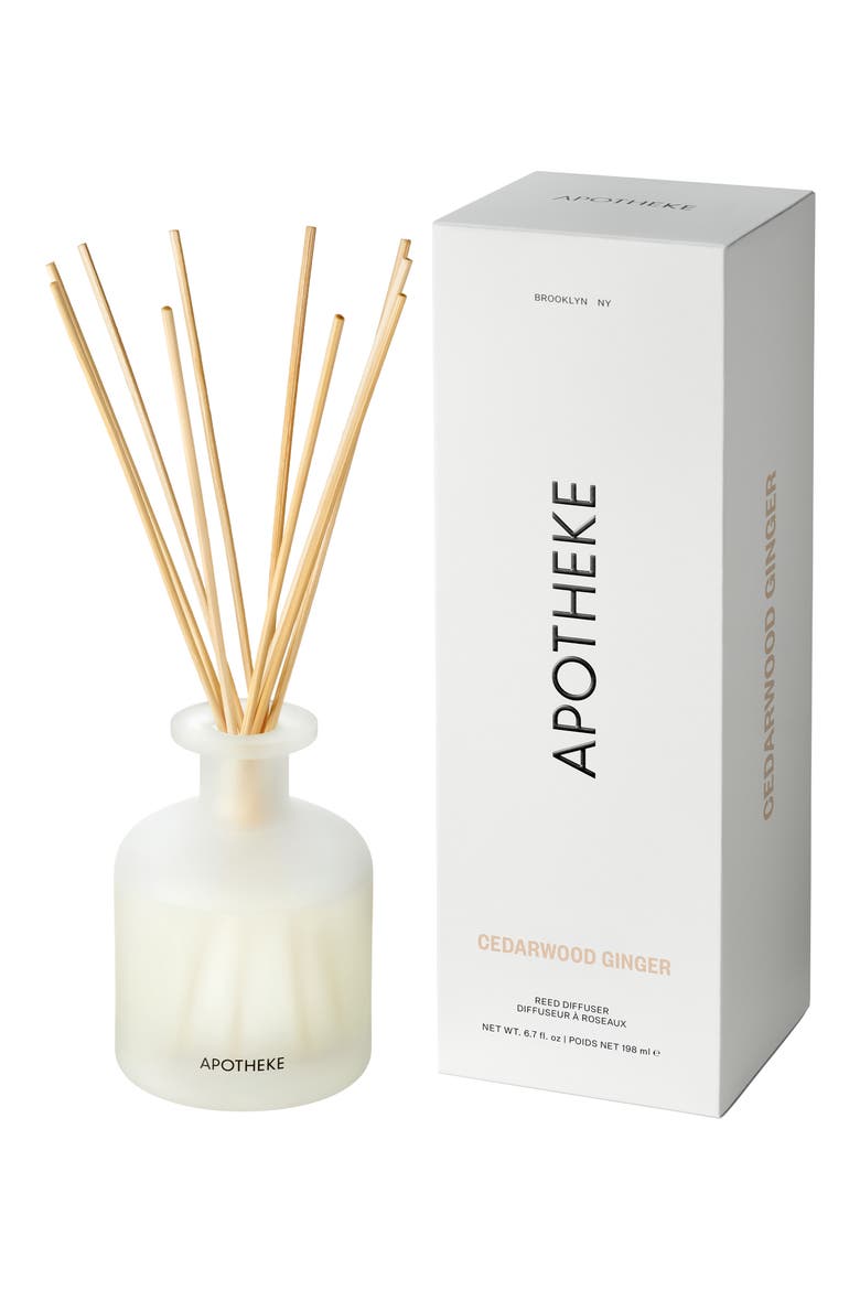 Cedarwood Ginger Reed Diffuser, Main, color, NO COLOR