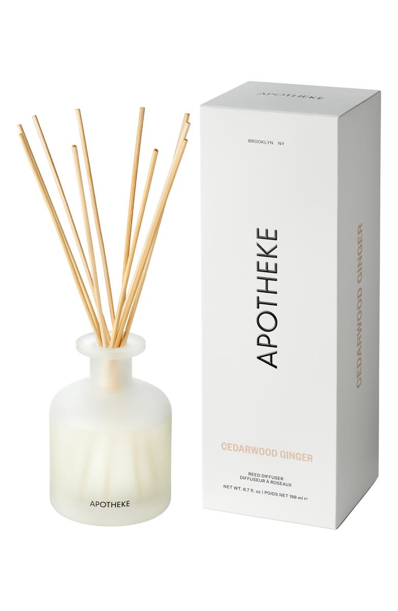 APOTHEKE Cedarwood Ginger Reed Diffuser, Main, color, 