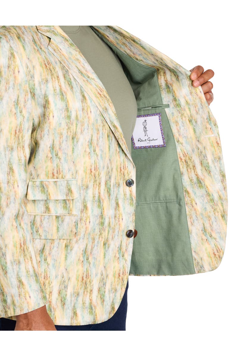 Robert Graham DXL Big & Tall  Watercolor Sport Coat, Alternate, color, Multi