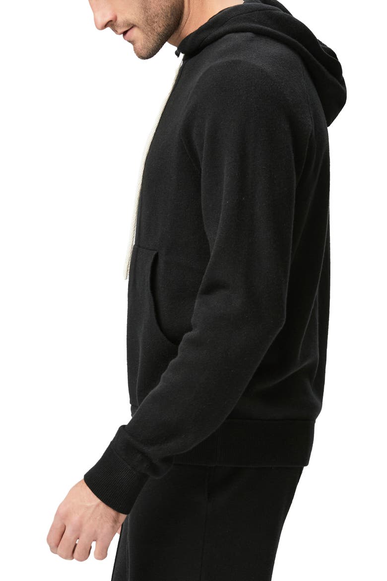 Donaldson Sweater Hoodie, Alternate, color, BLACK
