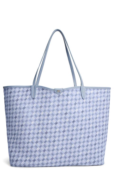Large Harper Monogram Shopper Tote