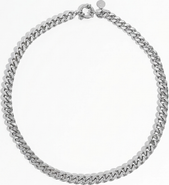 Joey Baby Silver Cuban Chain Necklace