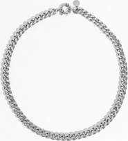 Joey Baby Silver Cuban Chain Necklace