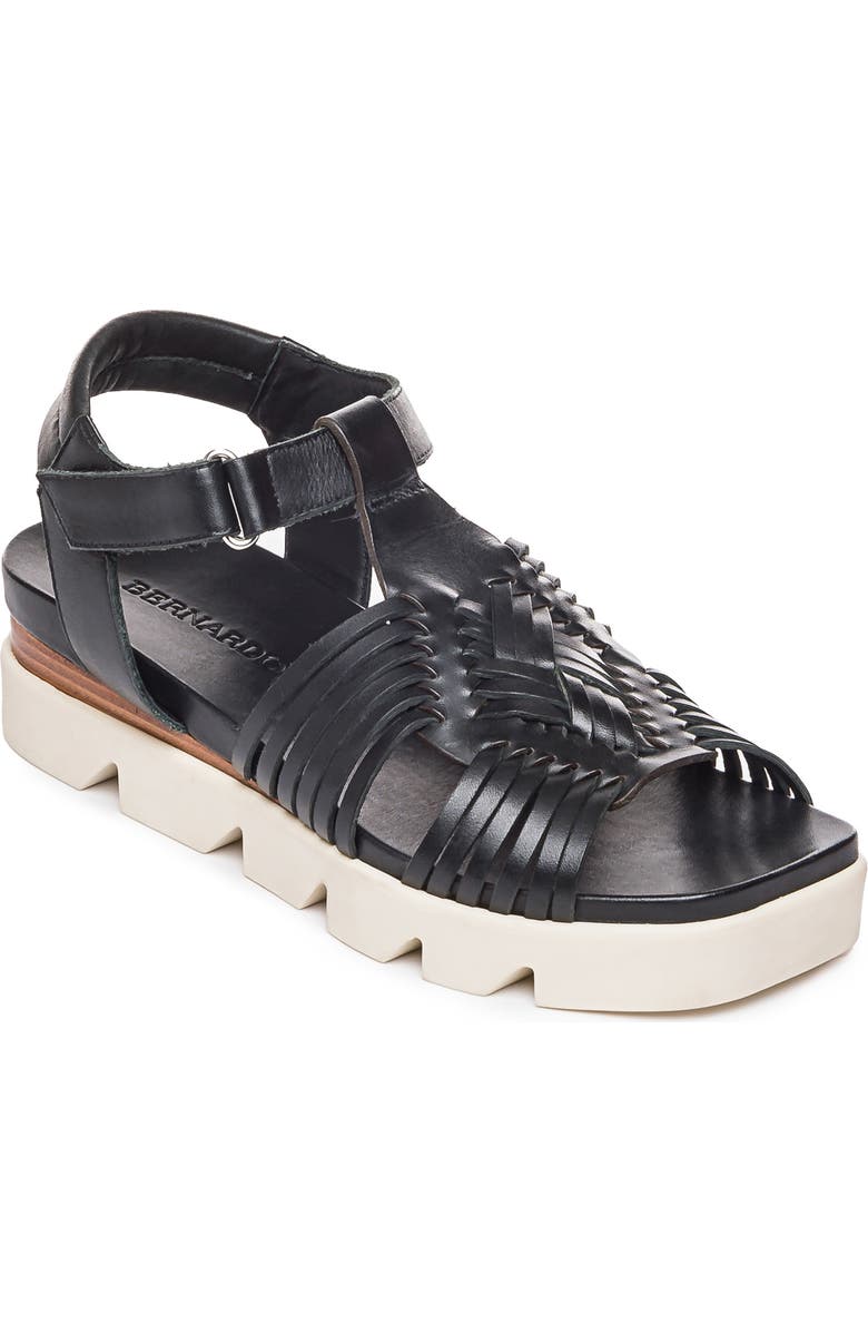 Bernardo Footwear Bernardo Cora Platform Ankle Strap Sandal, Main, color,