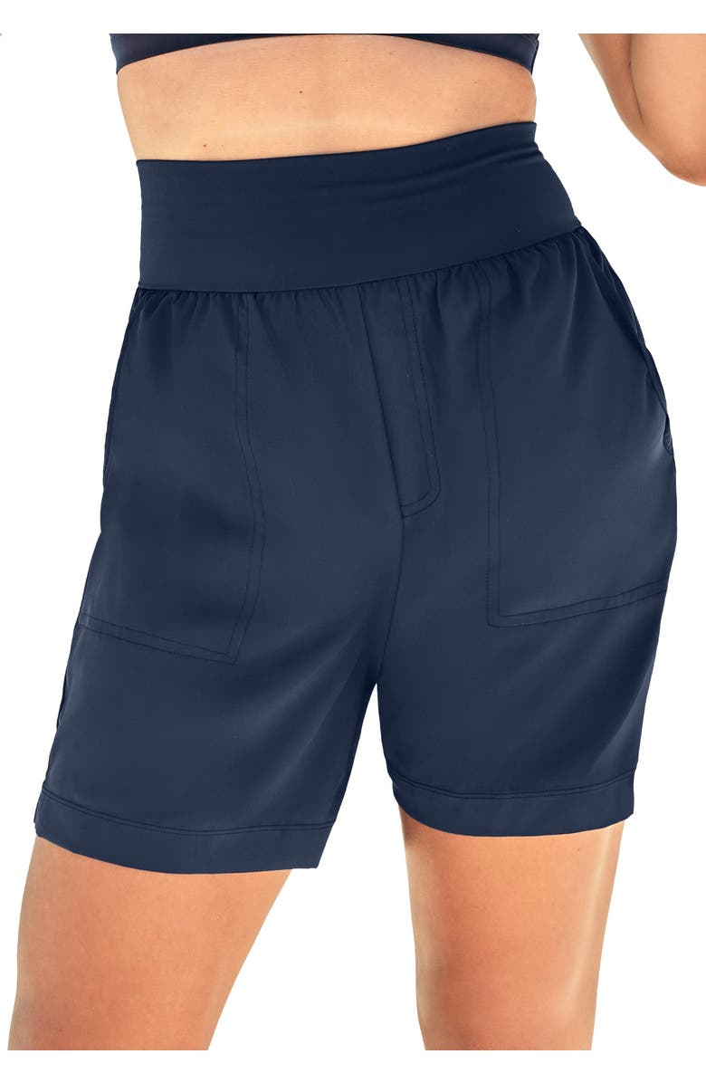 Swim 365 Quick-Dry Swim Shorts, Main, color, Navy