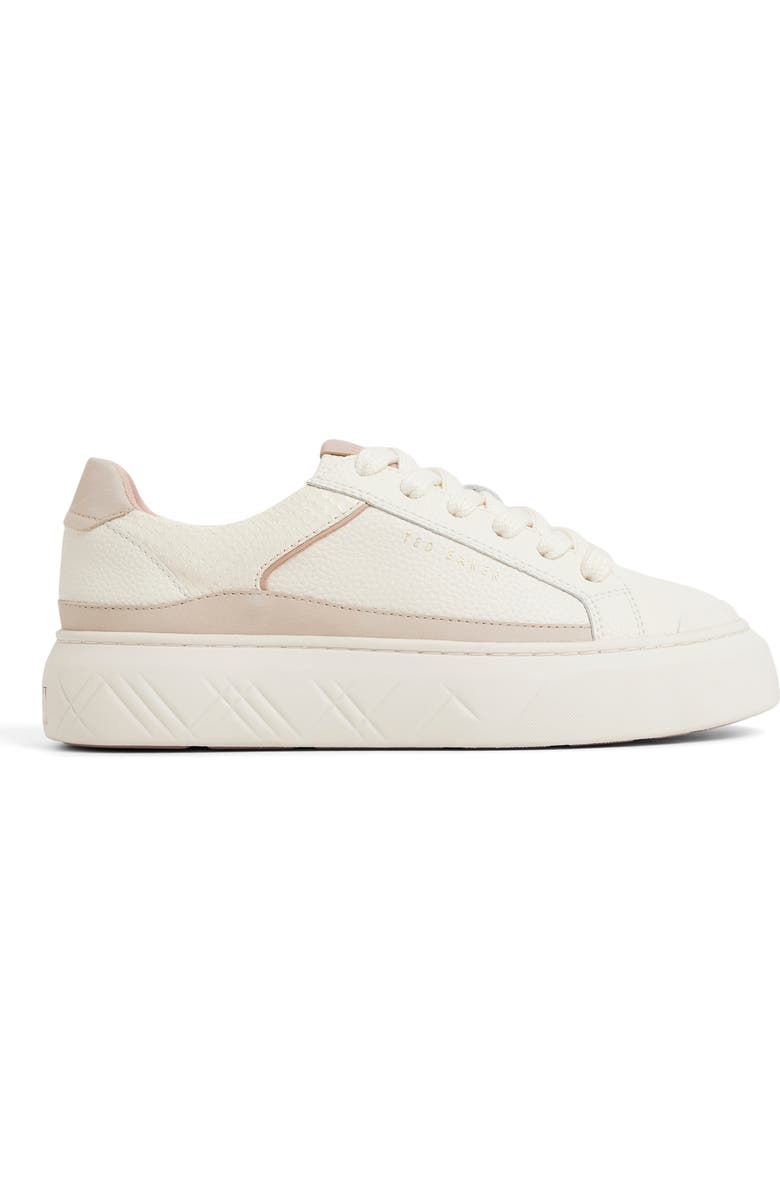 Ted Baker London Adison Platform Sneaker, Alternate, color, Ivory Multi