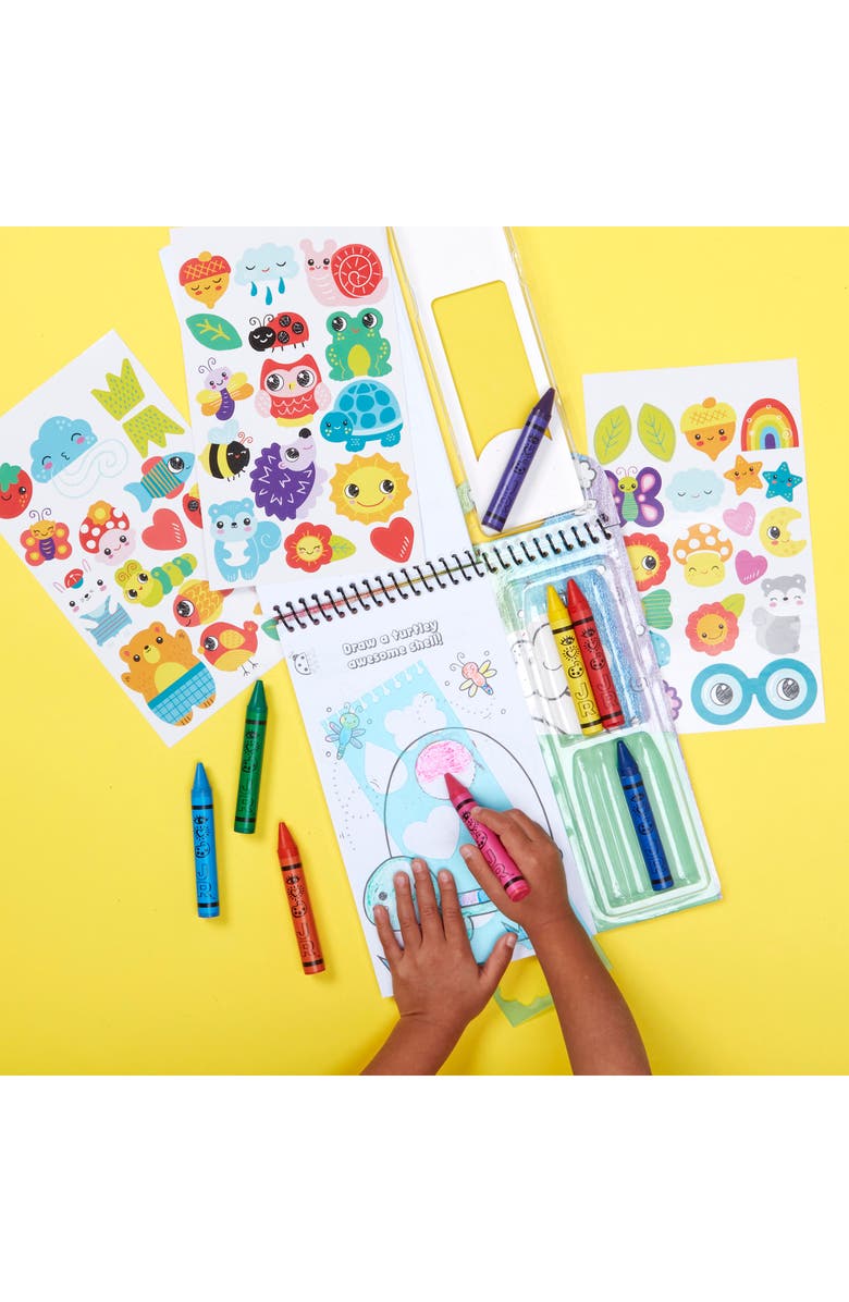 BRIGHT STRIPES Art on The Go Activity Kit, Alternate, color, Multi