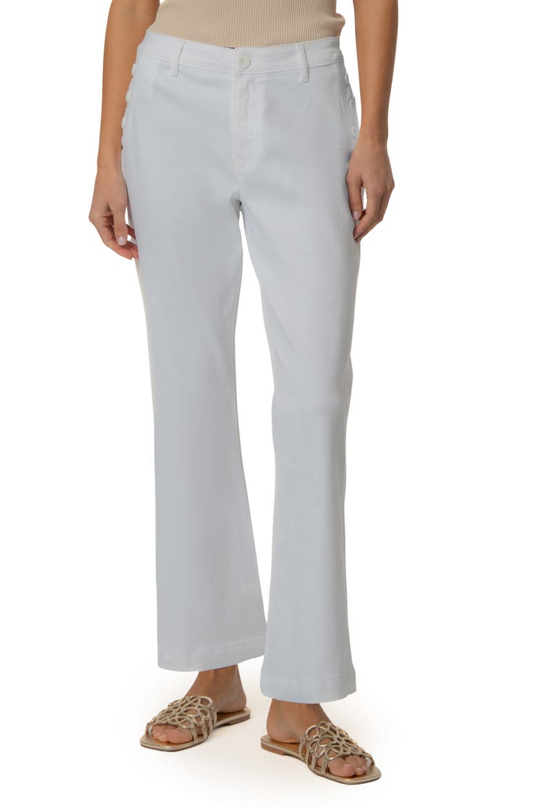 Kelsey High Waist Ankle Flare Leg Jeans, Main, color, WHITE