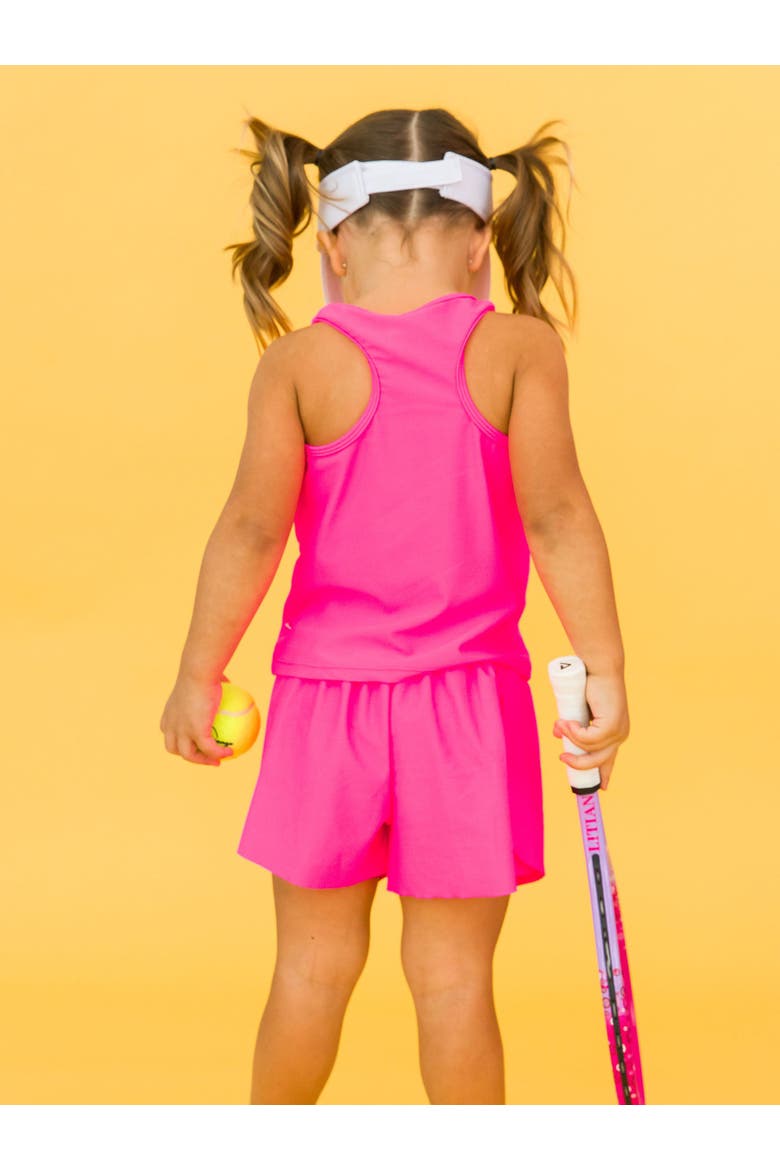 Girls Active Butterfly Shorts, Alternate, color, Neon Magenta