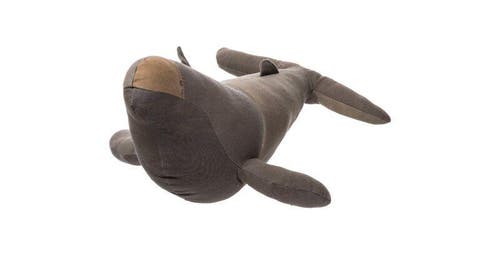 Puebco Vintage Fabric Stuffed Animal In Gray