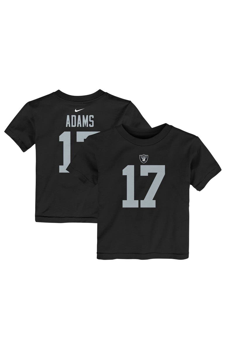 Nike Toddler Nike Davante Adams Black Las Vegas Raiders Player Name & Number T-Shirt, Main, color, 
