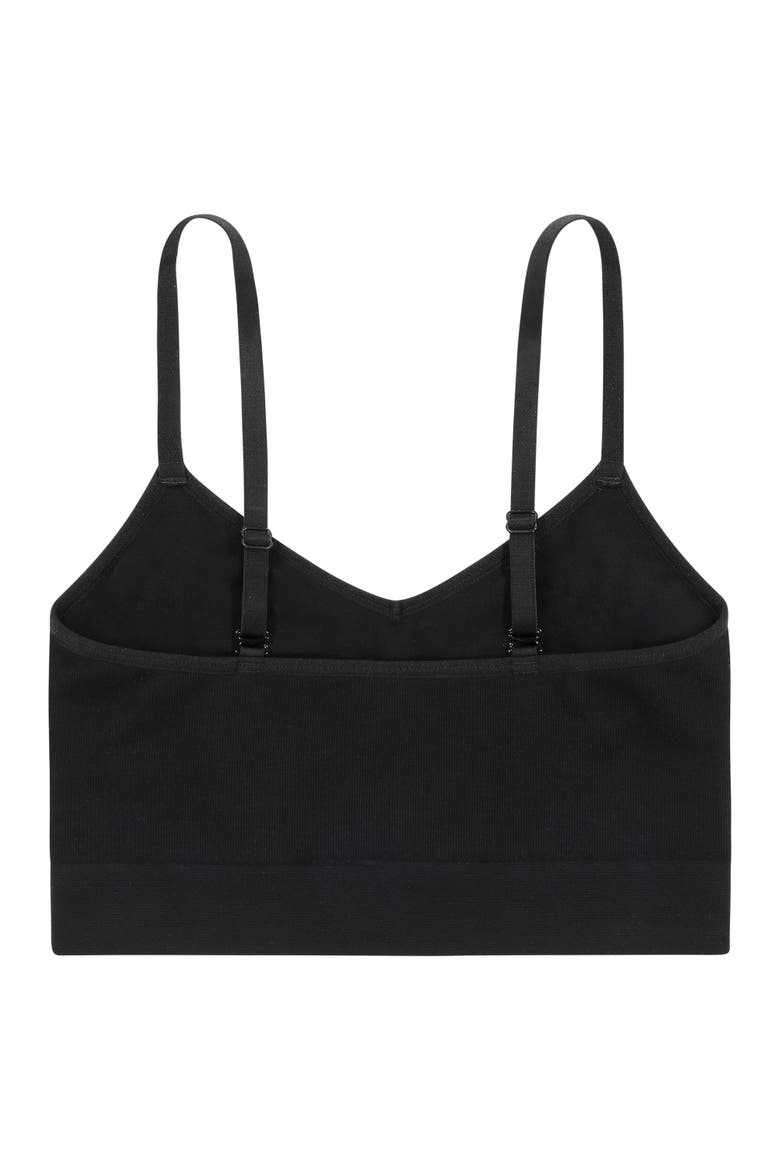 Soft Convertible Halter Bralette, Alternate, color, Black