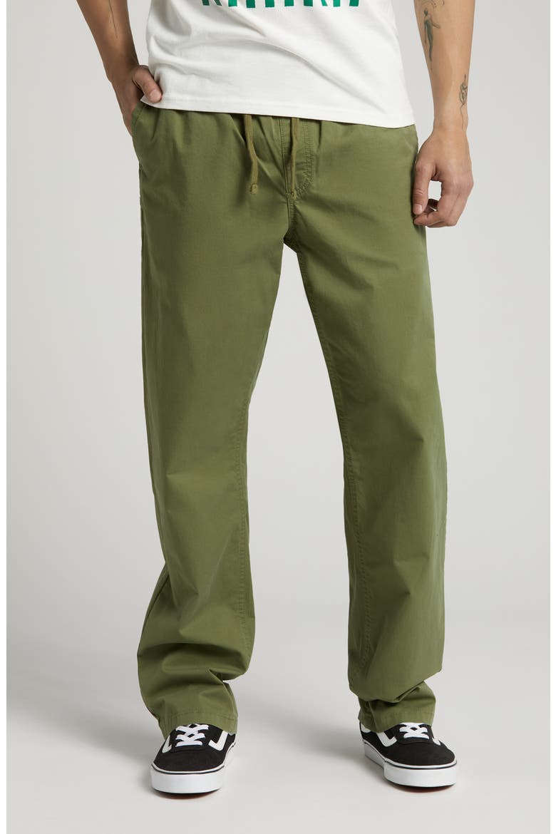 Range Relaxed Elastic Waist Pants, Main, color, OLIVINE