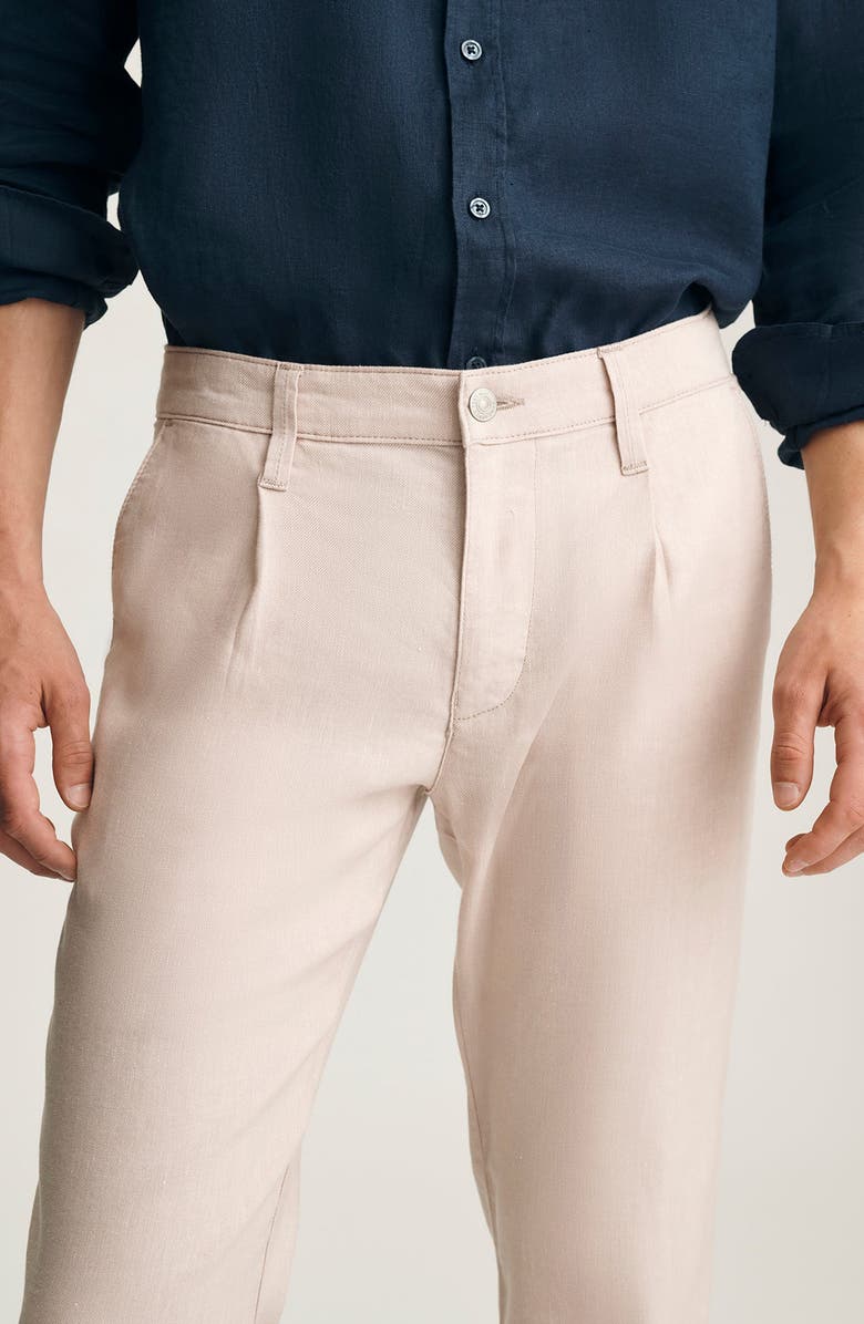 Mavi Jeans Will Pleated Linen Blend Pants, Alternate, color,