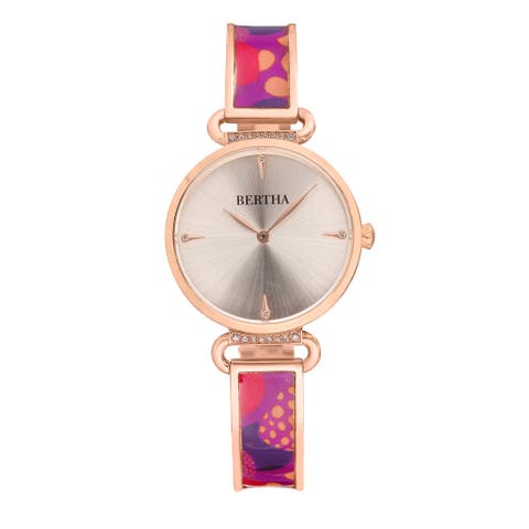 Katherine Enamel-Designed Bracelet Watch
