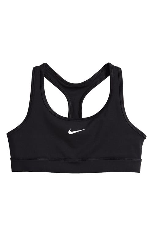 Nike Women's Swoosh Girls' Sports Bra In Black