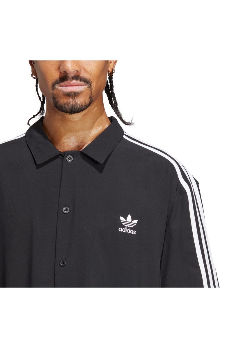 adidas Adicolor Classics Button-Up Shirt, Alternate, color, 