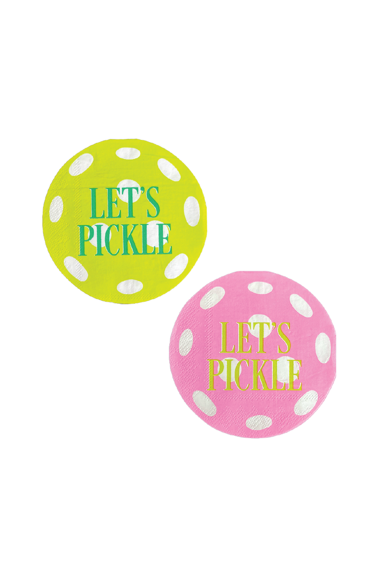 Pickleball Social Club Let's Pickle Cocktail Napkins, Main, color, Assorted Pre-Pack