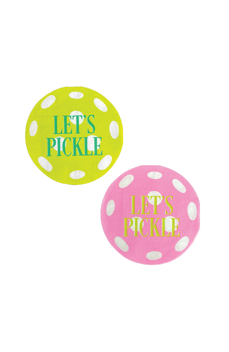 Jollity & Co Pickleball Social Club Let's Pickle Cocktail Napkins, Main, color, Assorted Pre-Pack