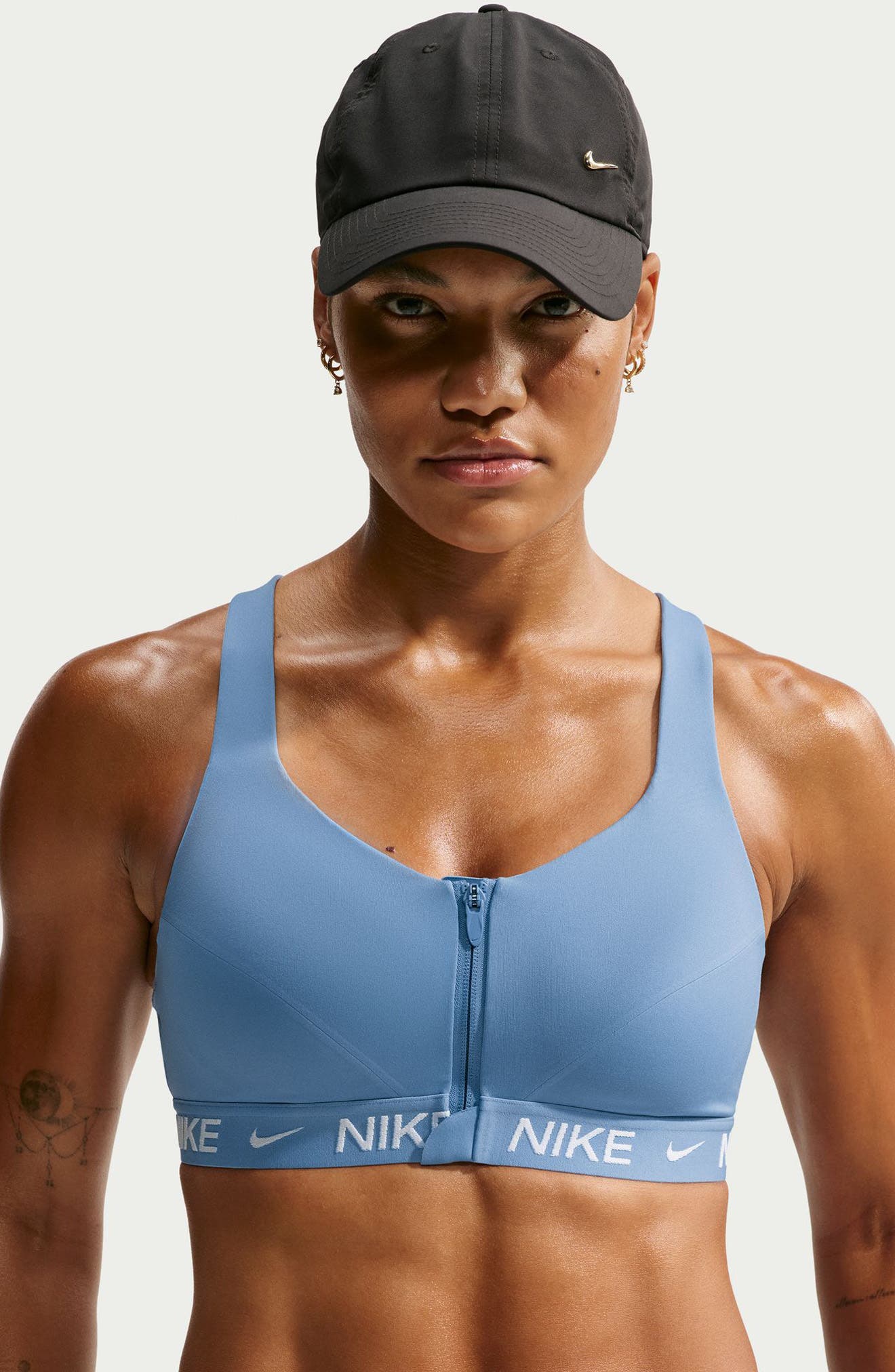 Nike Indy Dri-FIT Zip Front Sports Bra (Women) | Nordstrom