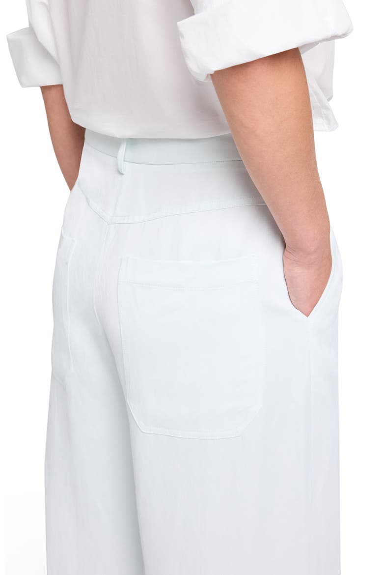 Dylan Coated Wide Leg Pants, Alternate, color, BLUE FLOWER