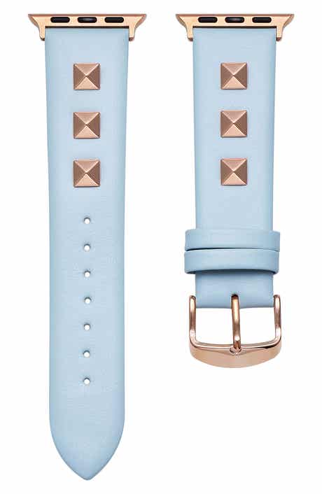 The Posh Tech Rebel Studded Leather Apple Watch® Watchband