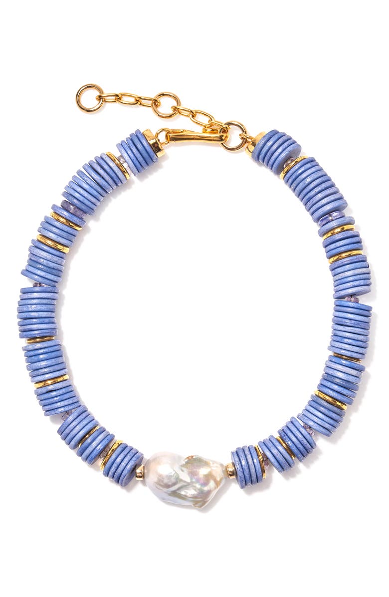 Lizzie Fortunato Bilbao Cultured Pearl Beaded Necklace, Main, color,