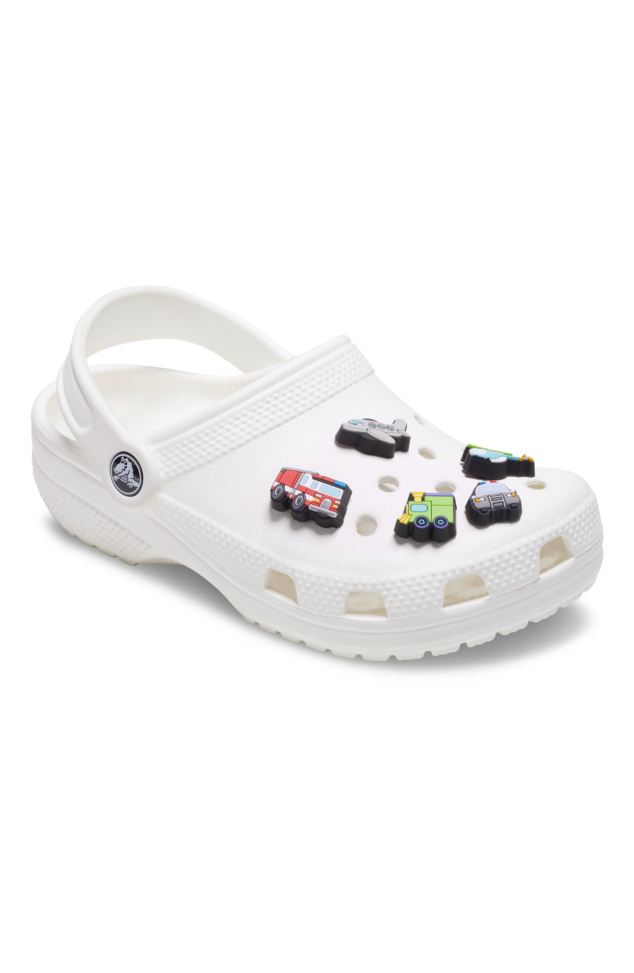 Kids' Assorted 5-Pack Tiny Beep Beep CROCS Shoe Charms, Alternate, color, RED/ GREY/ GREEN/ WHITE MULTI