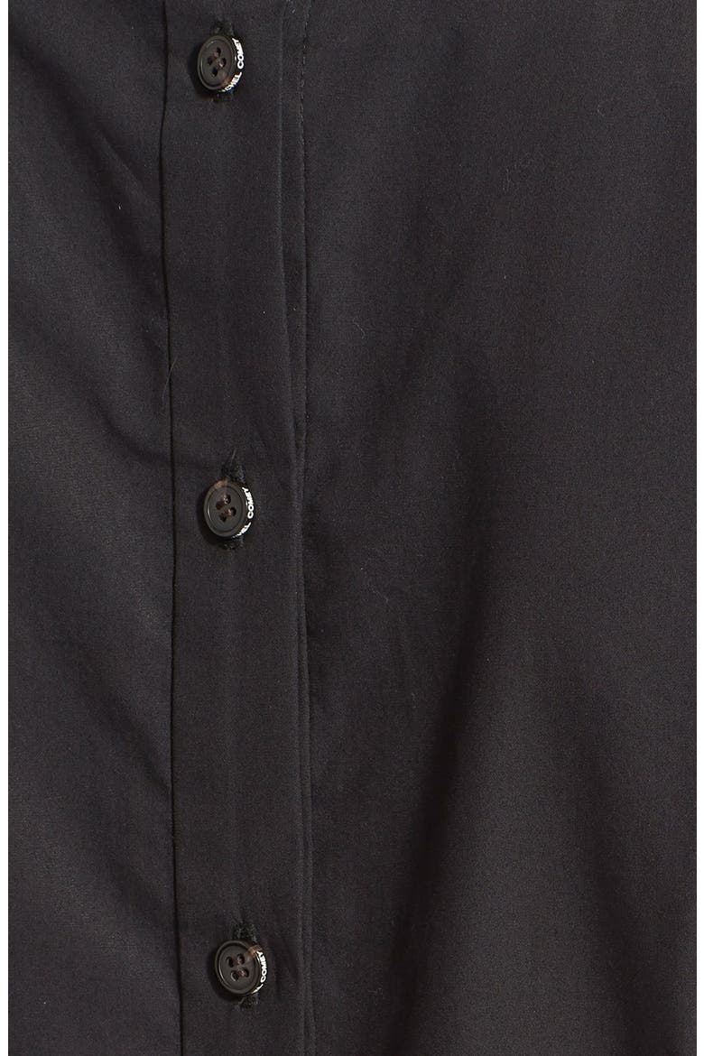 'Scarp' Pinpoint Weave Turtleneck, Alternate, color, BLACK