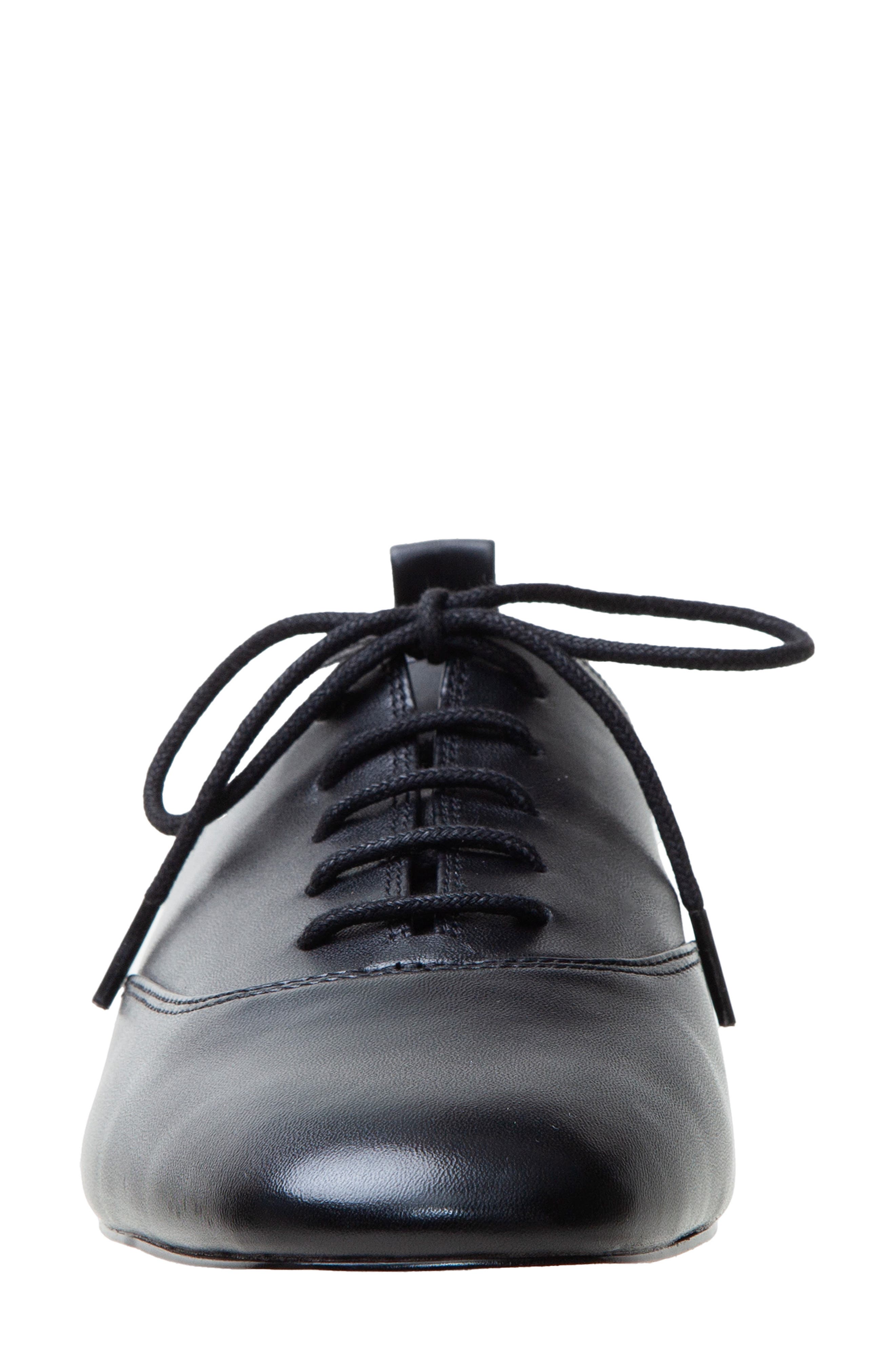 Linea Paolo Mirna Oxford Flat, Alternate, color, Black