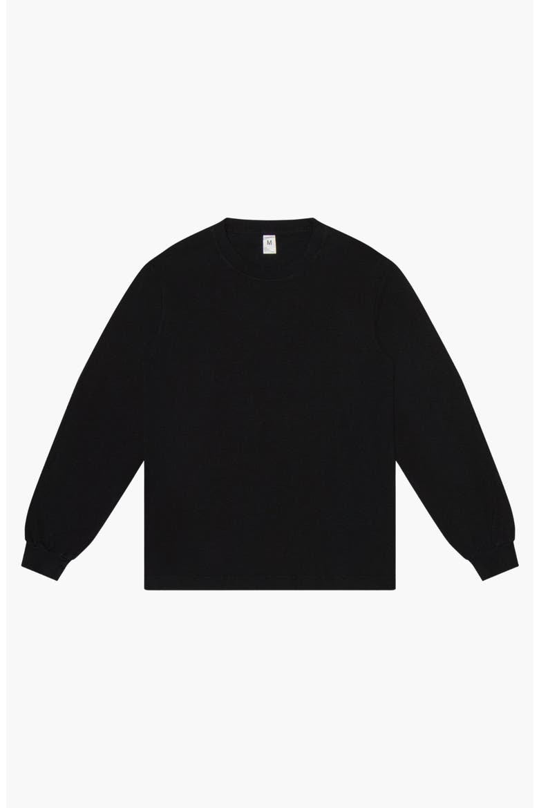 Long Sleeve Trash Tee, Alternate, color, Black