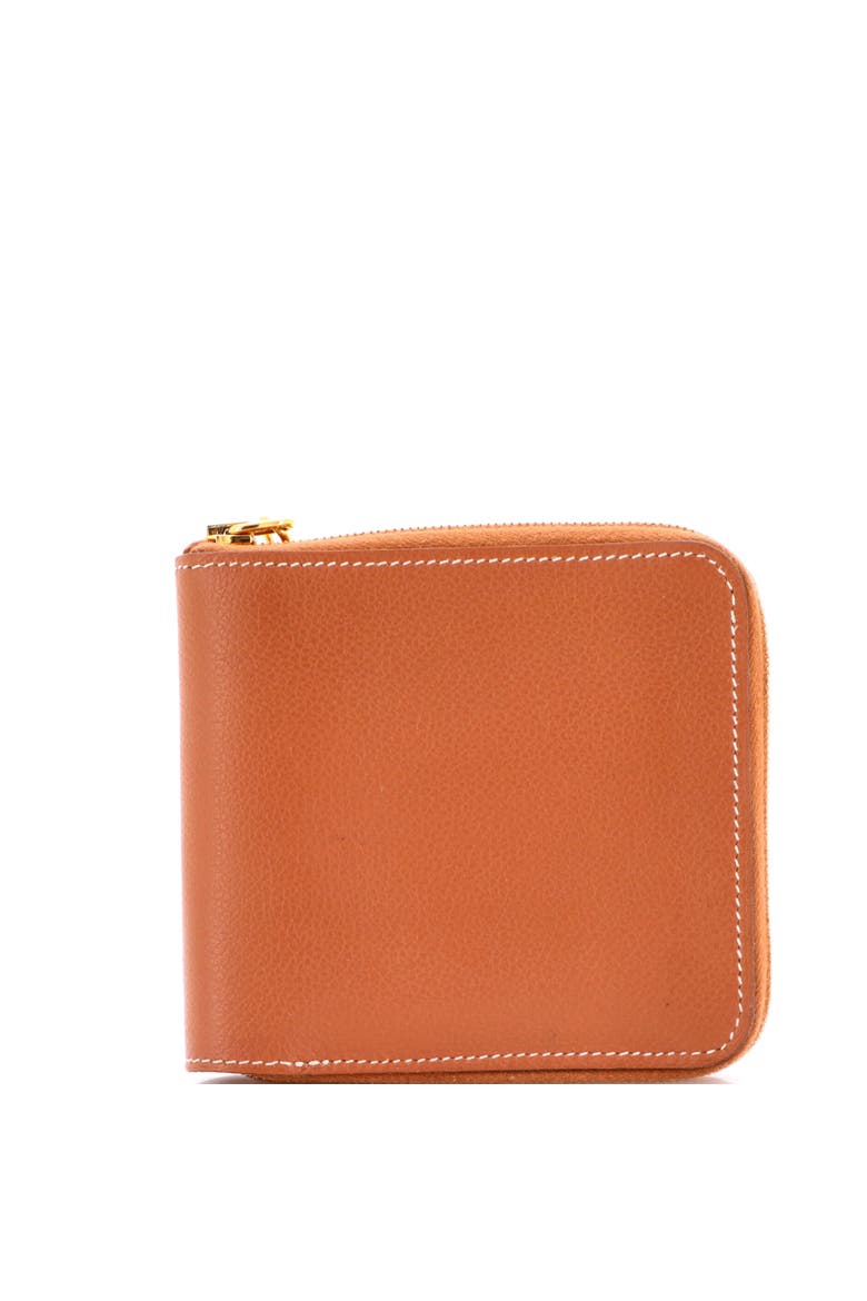 Zipengo II Chaine d'Ancre Zip Wallet Leather, Main, color, Gold