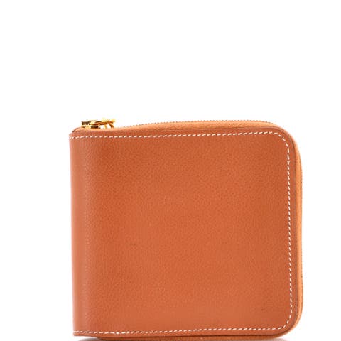 Zipengo II Chaine d'Ancre Zip Wallet Leather
