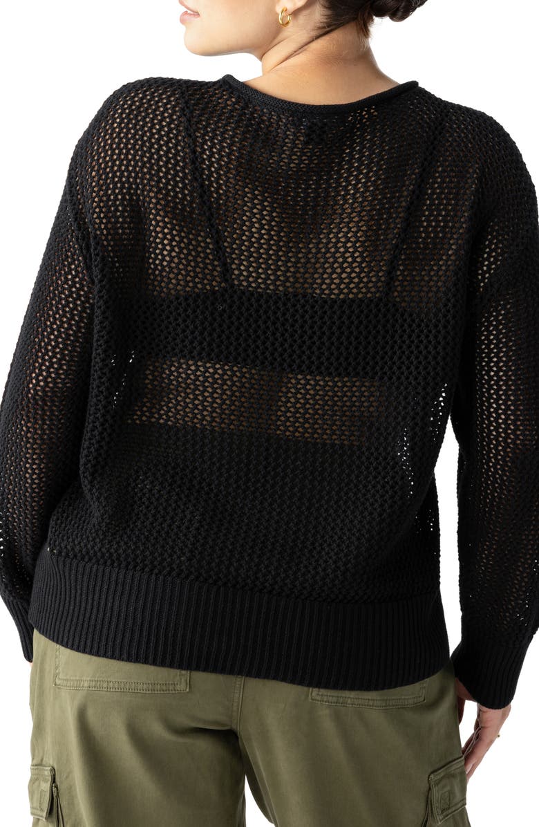Sanctuary Open Stitch Sweater, Alternate, color, 