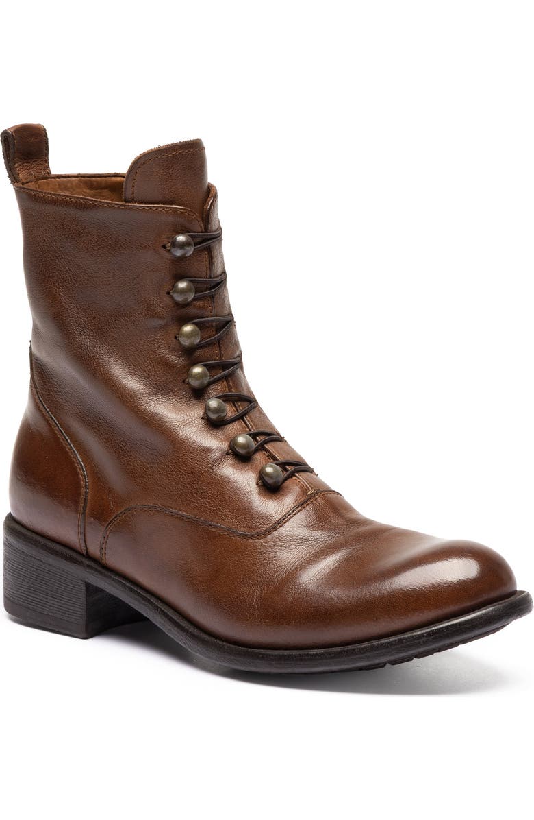 Officine Creative Lis 006 Leather Zipped Boots, Main, color, Brown
