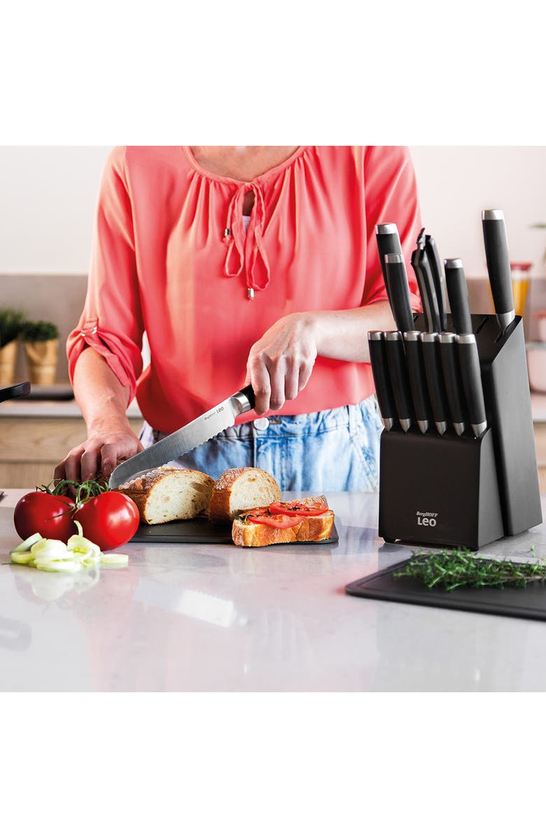 BergHOFF Leo Graphite 8-Inch Bread Knife, Alternate, color, Black