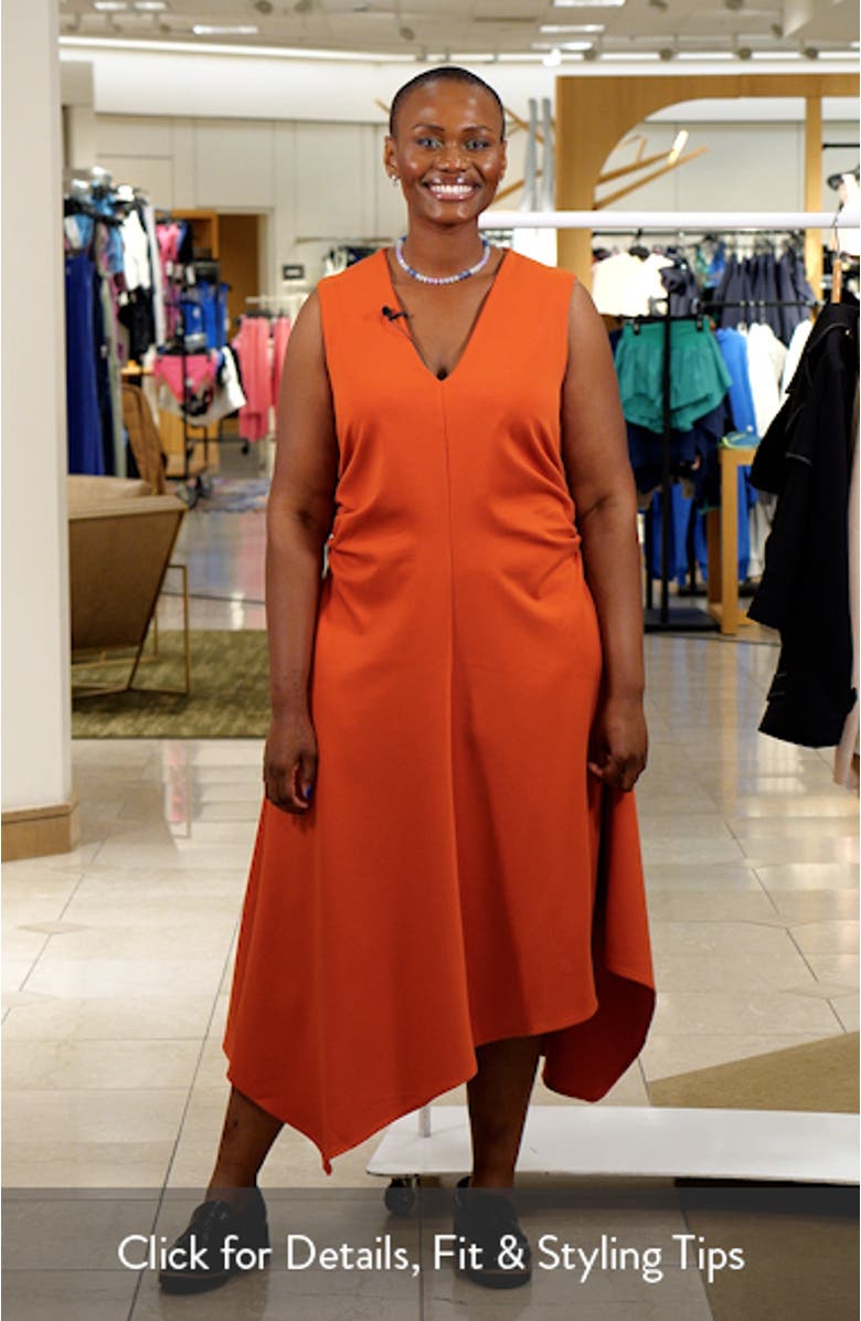 Carmen Asymmetric Sleeveless Maxi Dress, sales video thumbnail