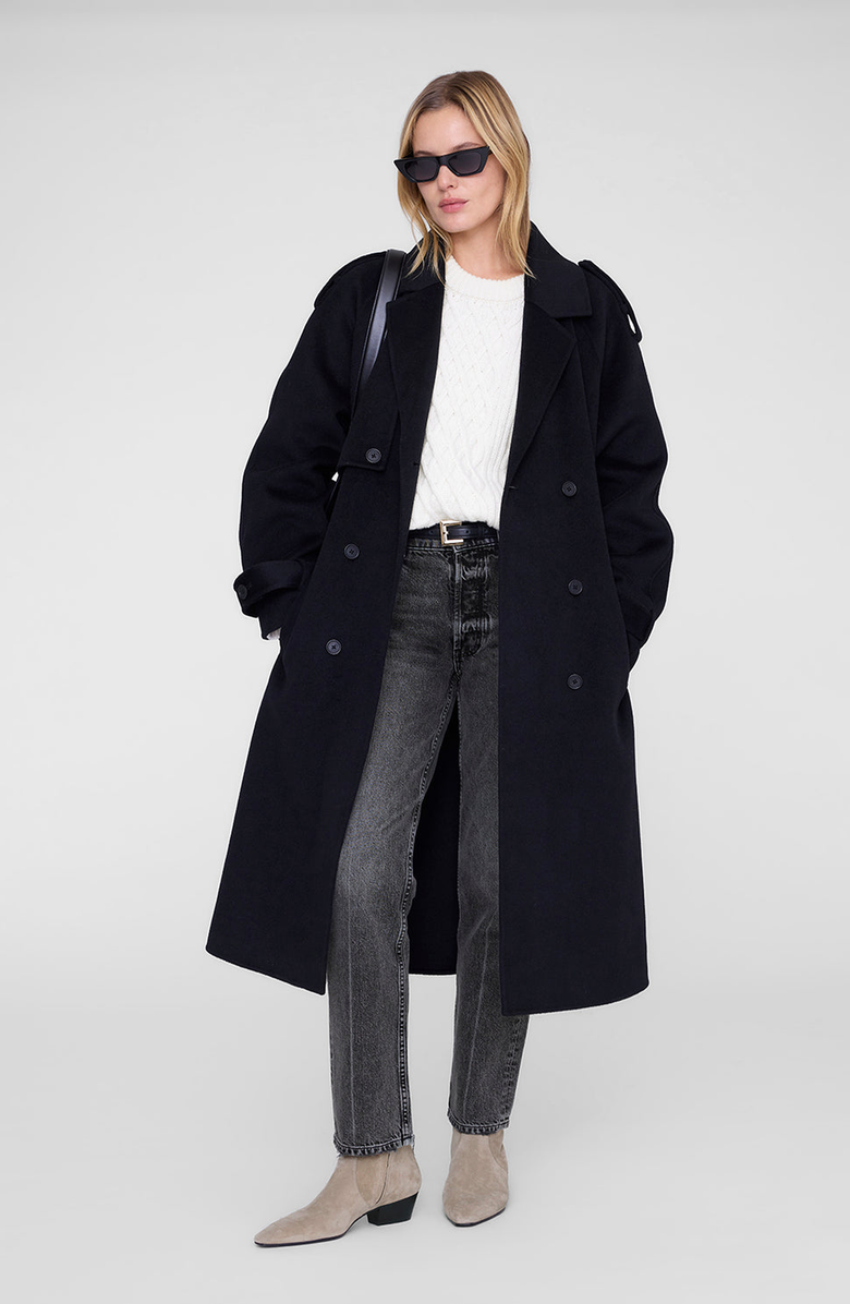 ANINE BING Louie Sweater, Alternate, color, Ivory