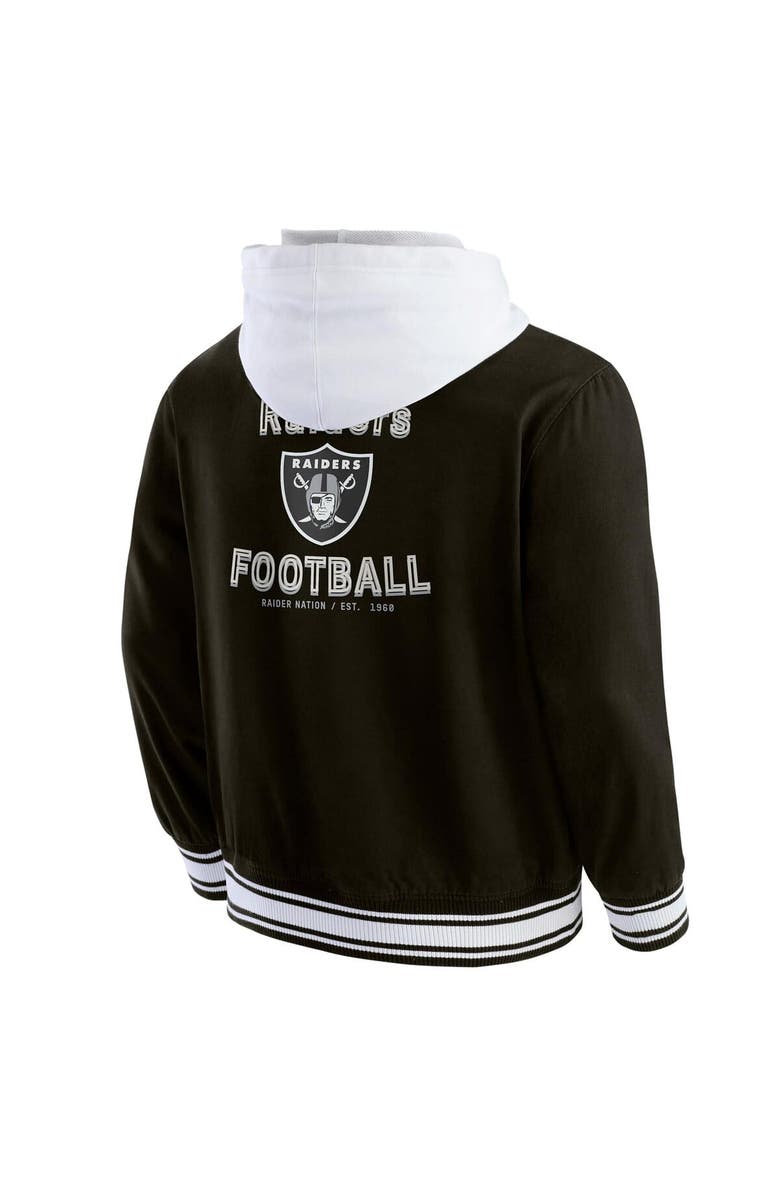 Darius Rucker Collection by Fanatics Men's Darius Rucker Collection by Fanatics Black Las Vegas Raiders Full-Snap Hoodie Jacket, Alternate, color, Black