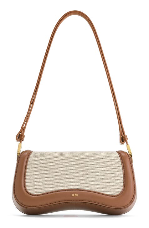 JW Pei high quality Joy Style, White Cream Shoulder/Cross Body Bag, Small Leather Handbag