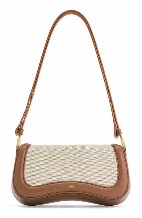 JW PEI Joy Canvas & Faux Leather Shoulder Bag