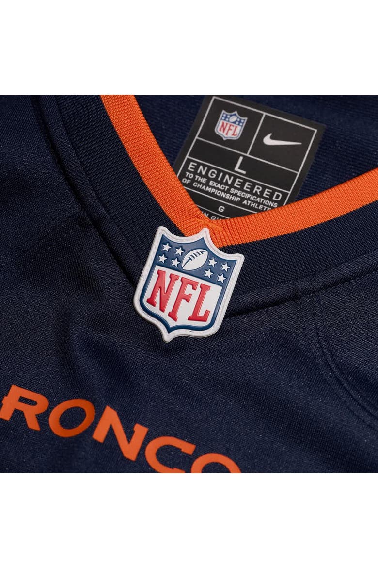 Men's Nike Nik Bonitto  Navy Denver Broncos Alternate Game Jersey, Alternate, color, Navy