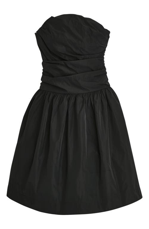 Shop Donna Karan New York Strapless Minidress In Black